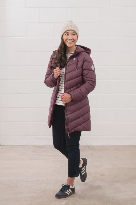 Laurel Coat - Cranberry