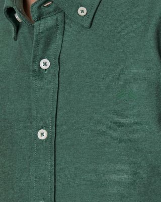 Boy's Green Oxford Shirt