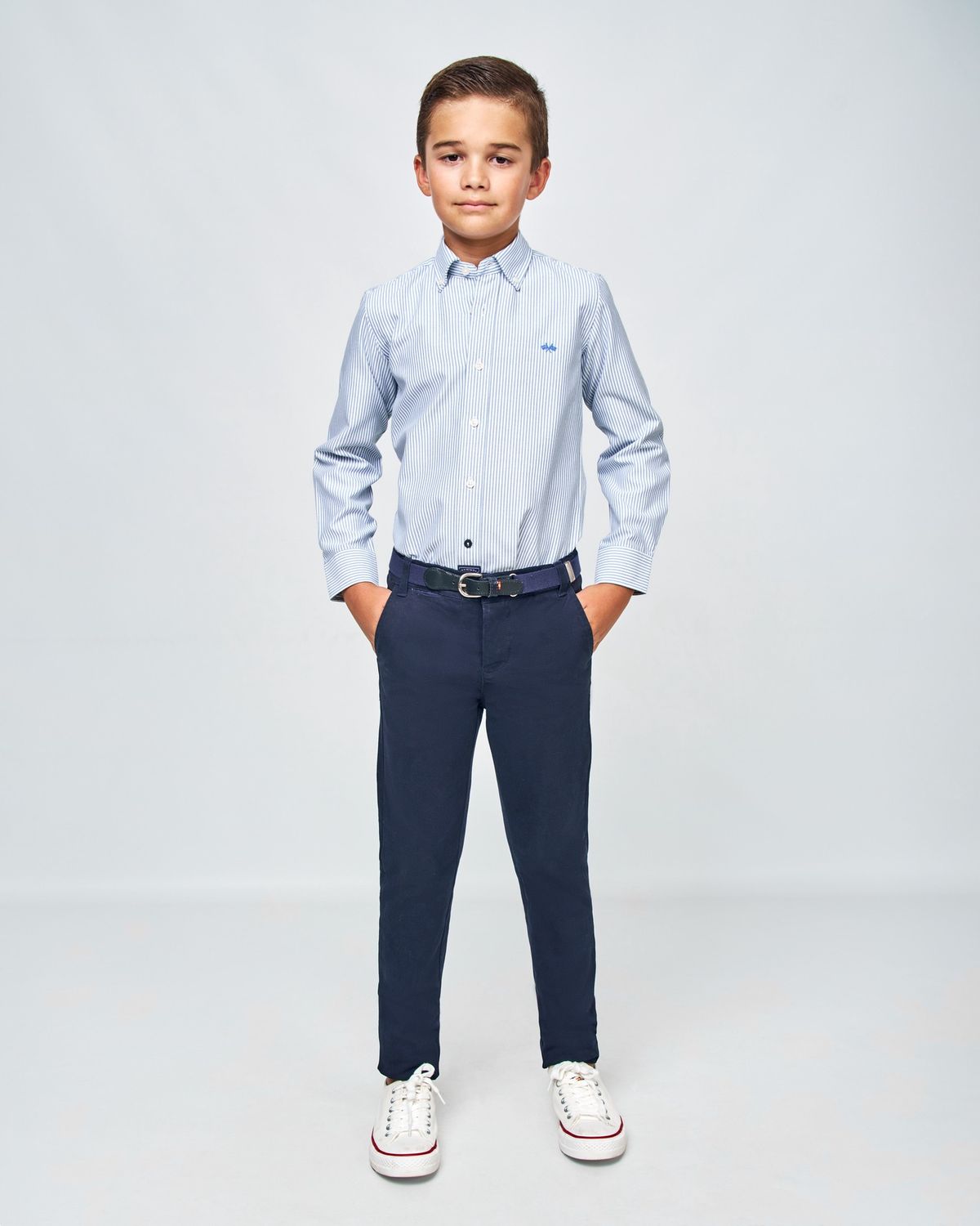 Boy&#39;s Navy Blue Chino Pants