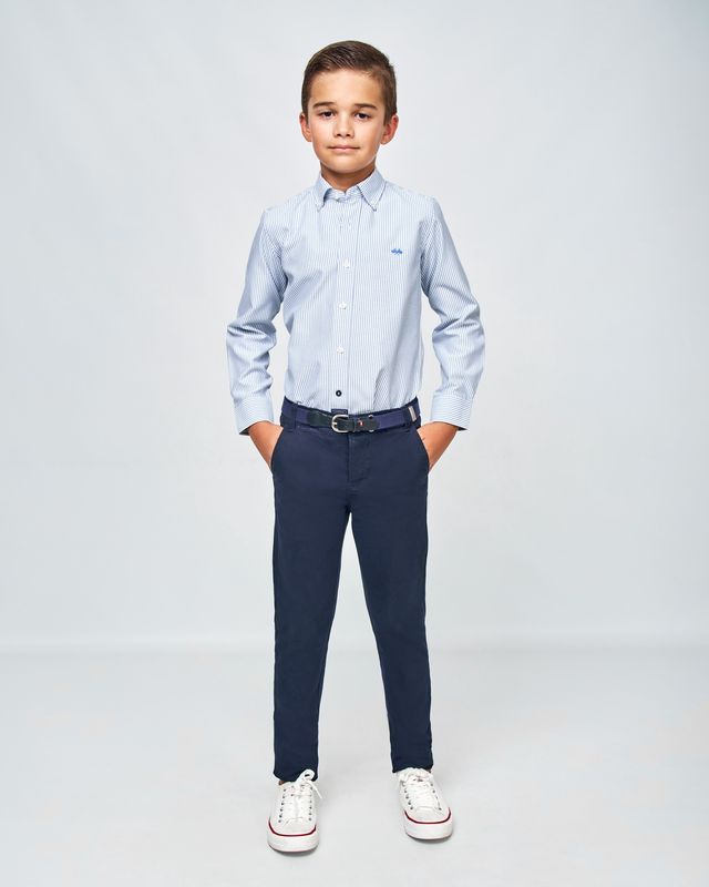 Boy&#39;s Navy Blue Chino Pants