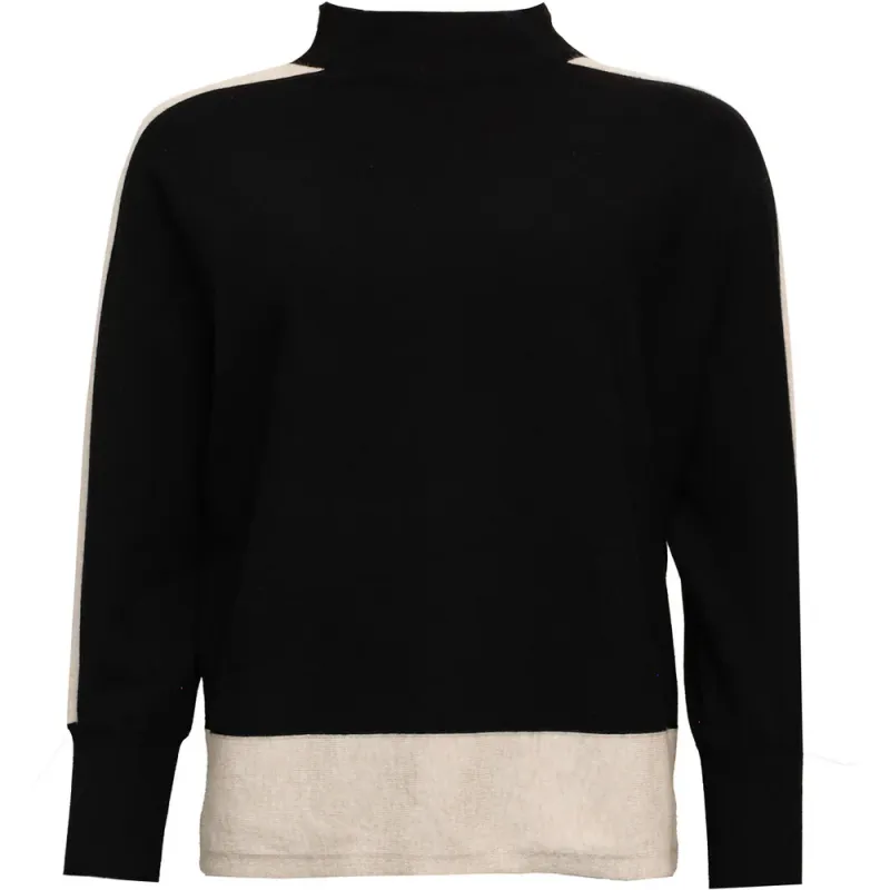 Rue Pullover - Black/Sand
