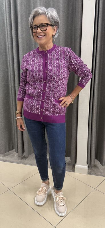 Fairisle Design Jacket DM147