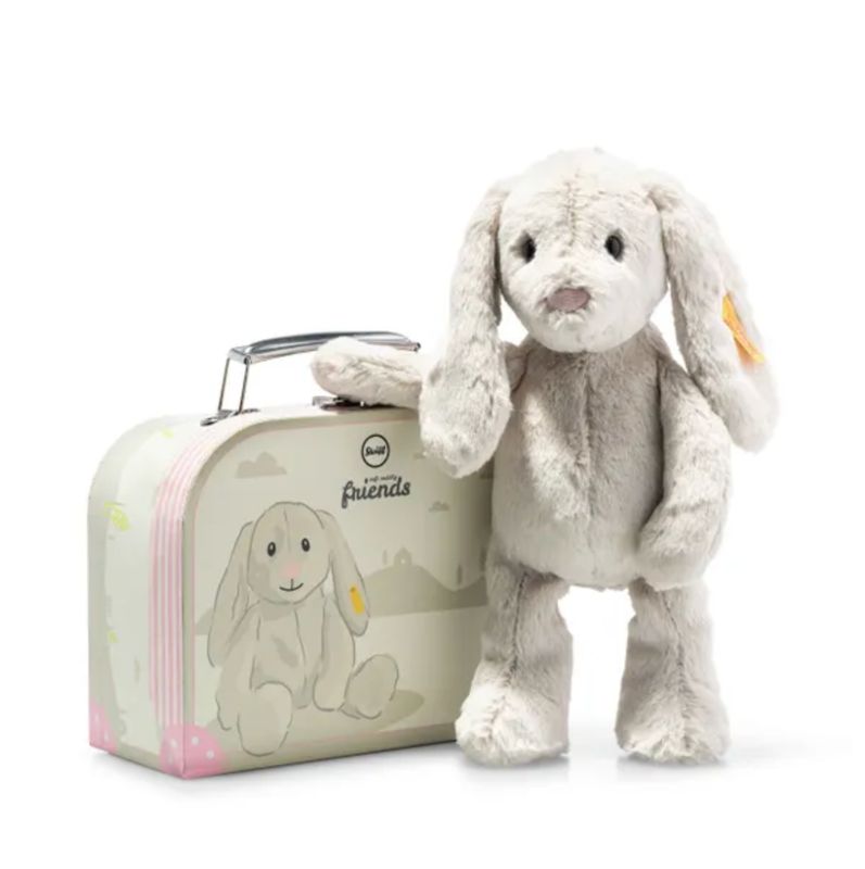 Hoppie Rabbit In Suitcase 26cm