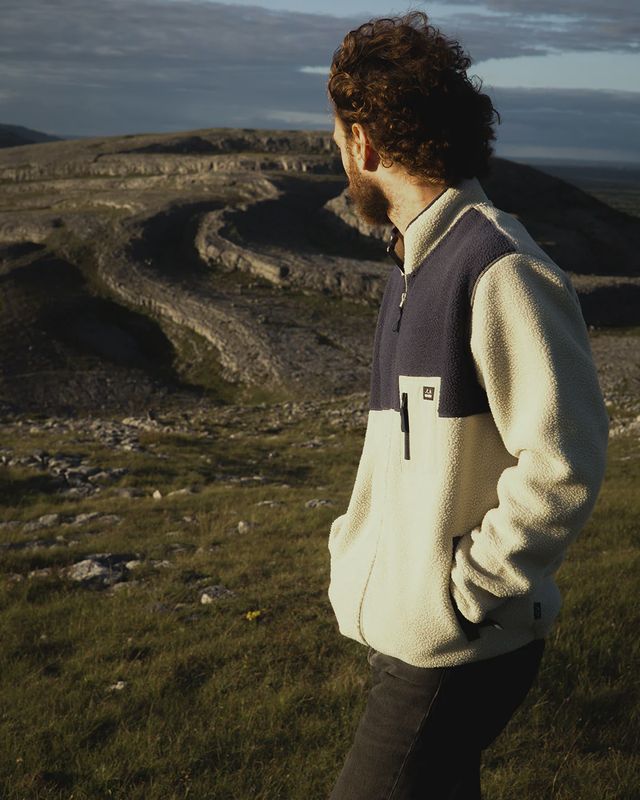 Polar Full Zip Fleece - Beige