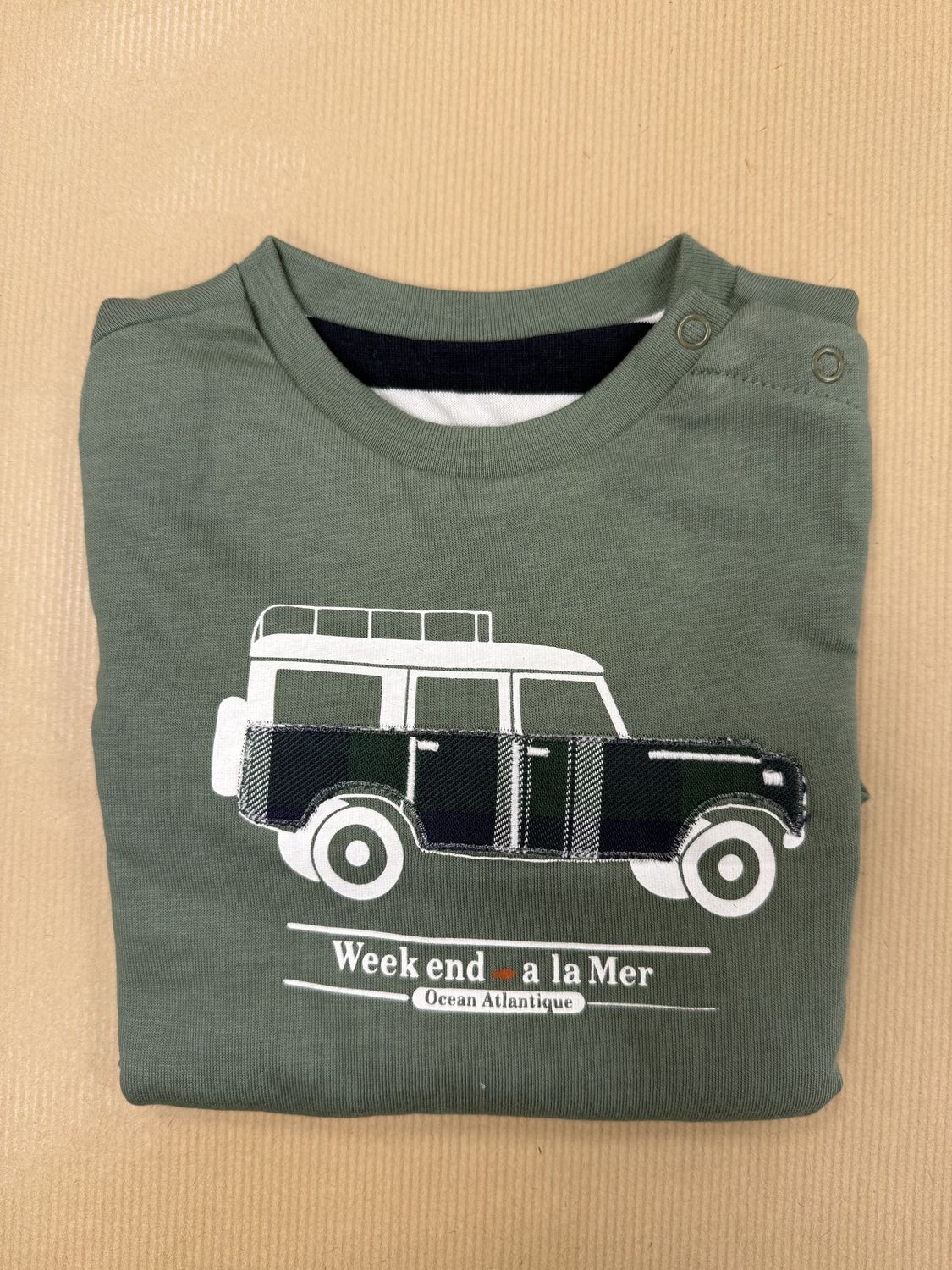 Electrik Reversible Long Sleeve Tee - Khaki