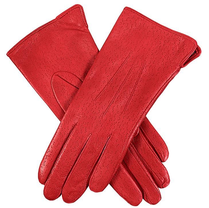 Jessica Women&#39;s Imipec Leather Gloves - Berry