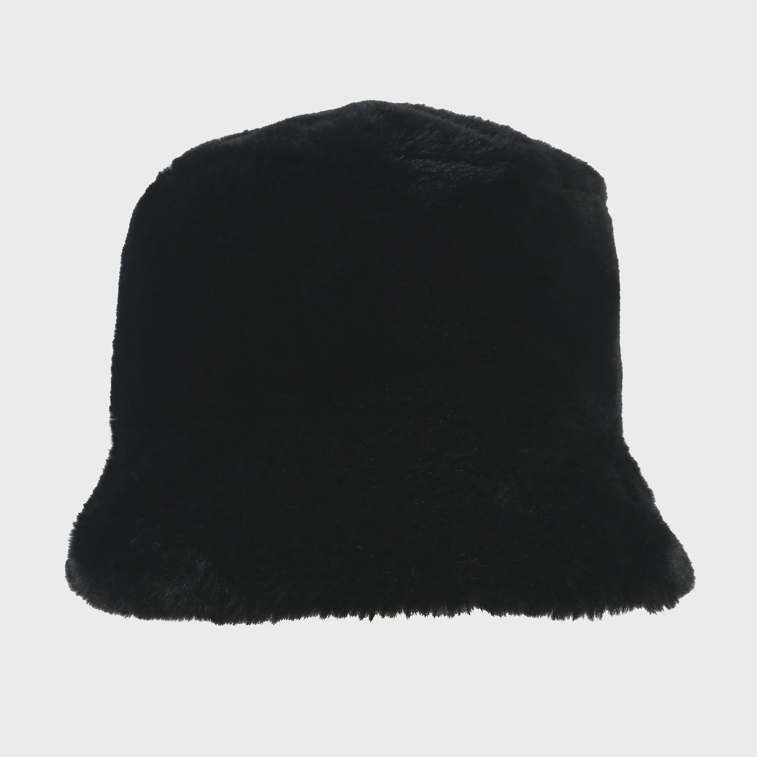 Women’s Faux Fur Bucket Hat - Black