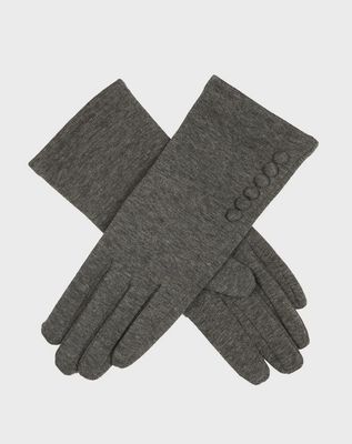 Women's Touchscreen Mid-Arm Thermal Gloves - Charcoal