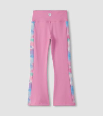 Girl's Fuchsia Pink Active Flared Pants