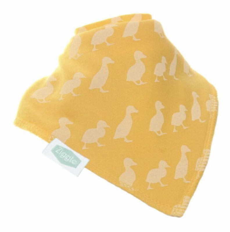 Yellow Waddling Ducks Dribble Bib FUN0206