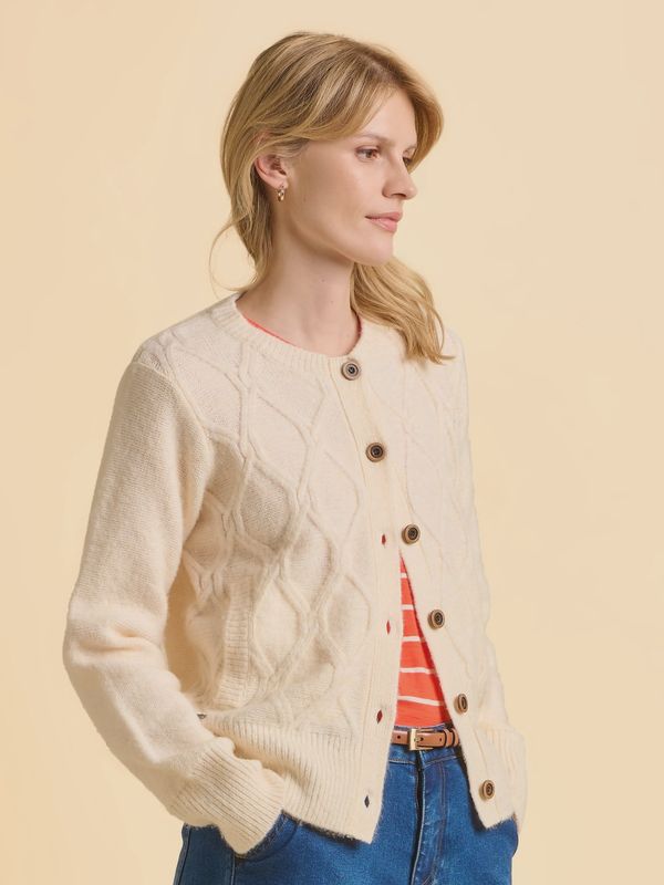 Pebble Cardigan Cream