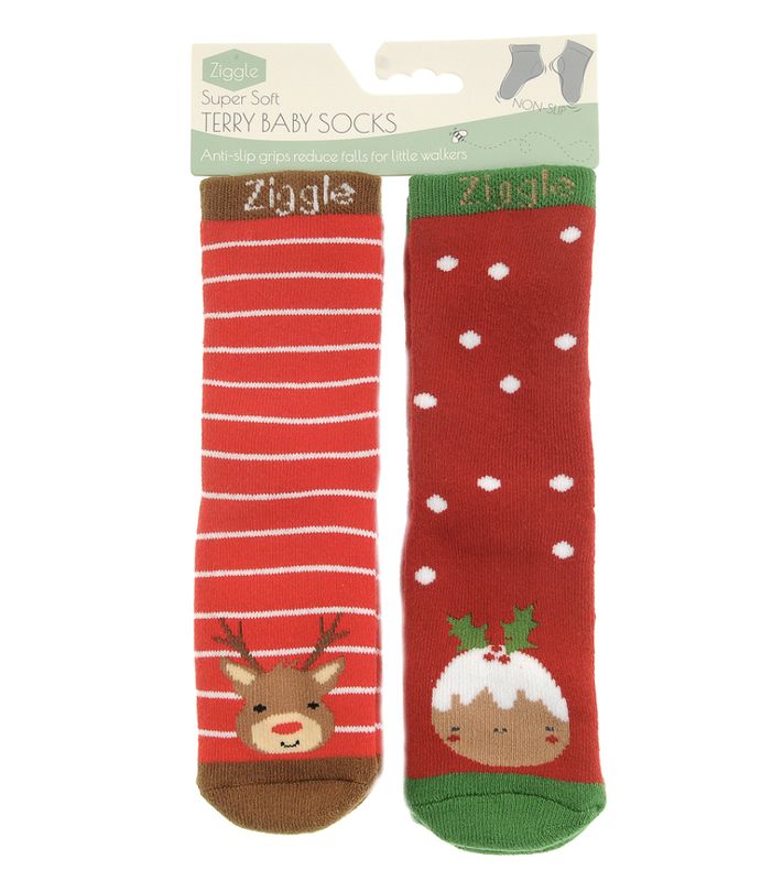 Reindeer and Pudding Sock Set