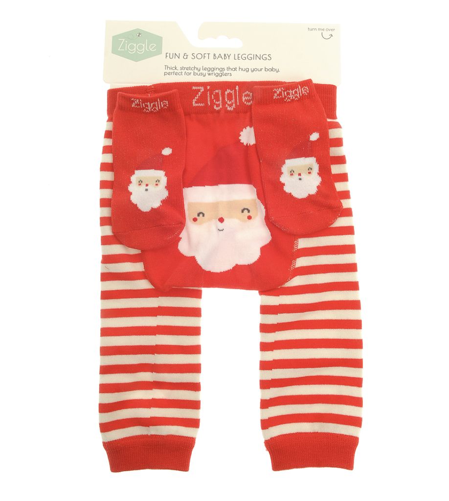 Santa Leggings and Socks Set