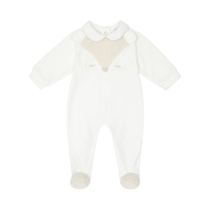 Ivory Fox Sleepsuit DBI25139