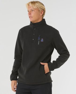 Search Polar Fleece Crew Fleece - Black