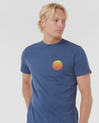 Wettie Passage Icon Tee - Light Navy