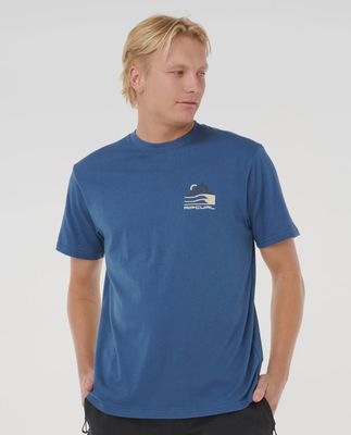 VaporCool Search Range Tee - Light Navy