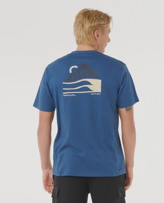 VaporCool Search Range Tee - Light Navy