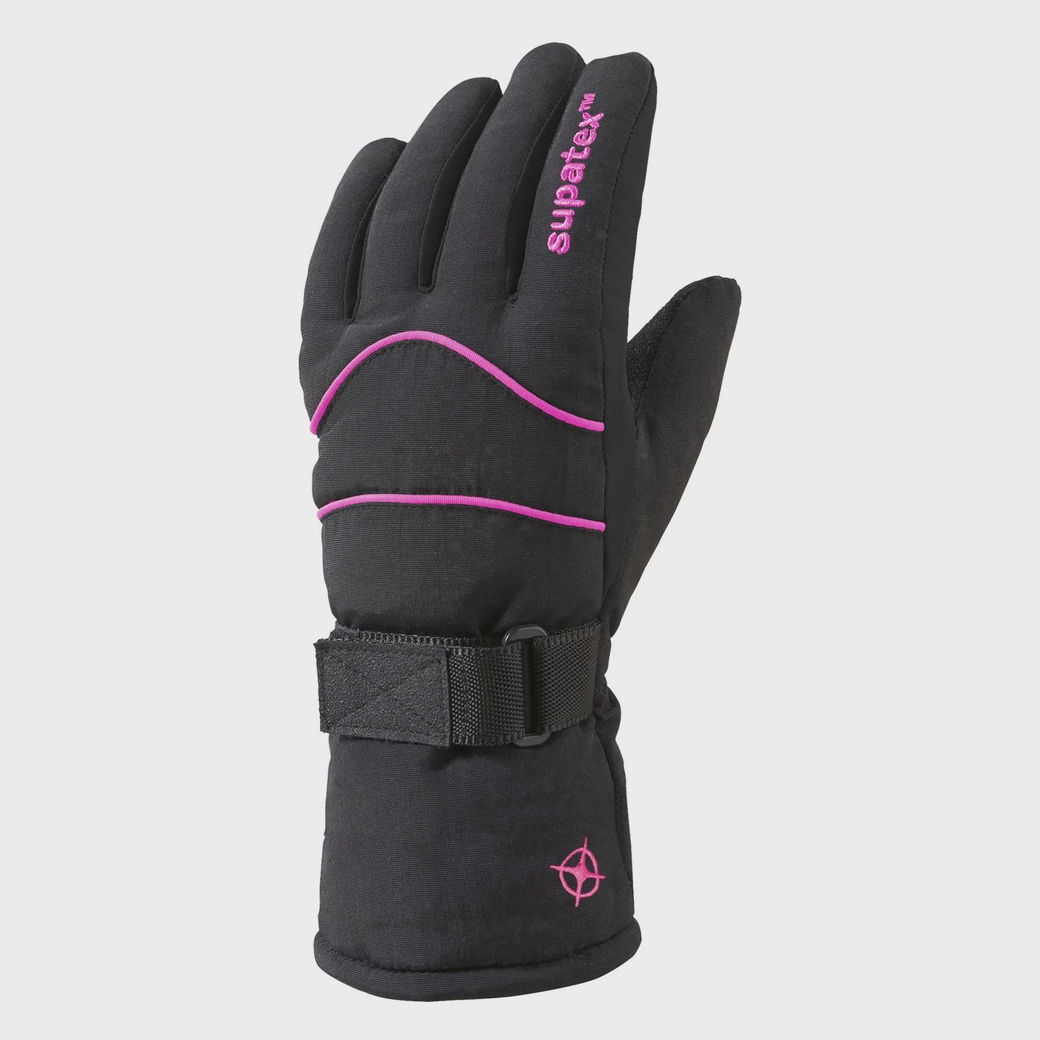 Kid&#39;s Epic Ski Glove - Black/Fuchsia