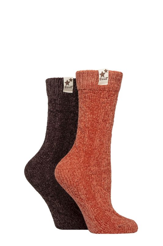 Chenille Cable Knit Boot Socks 2 Pack - SD02