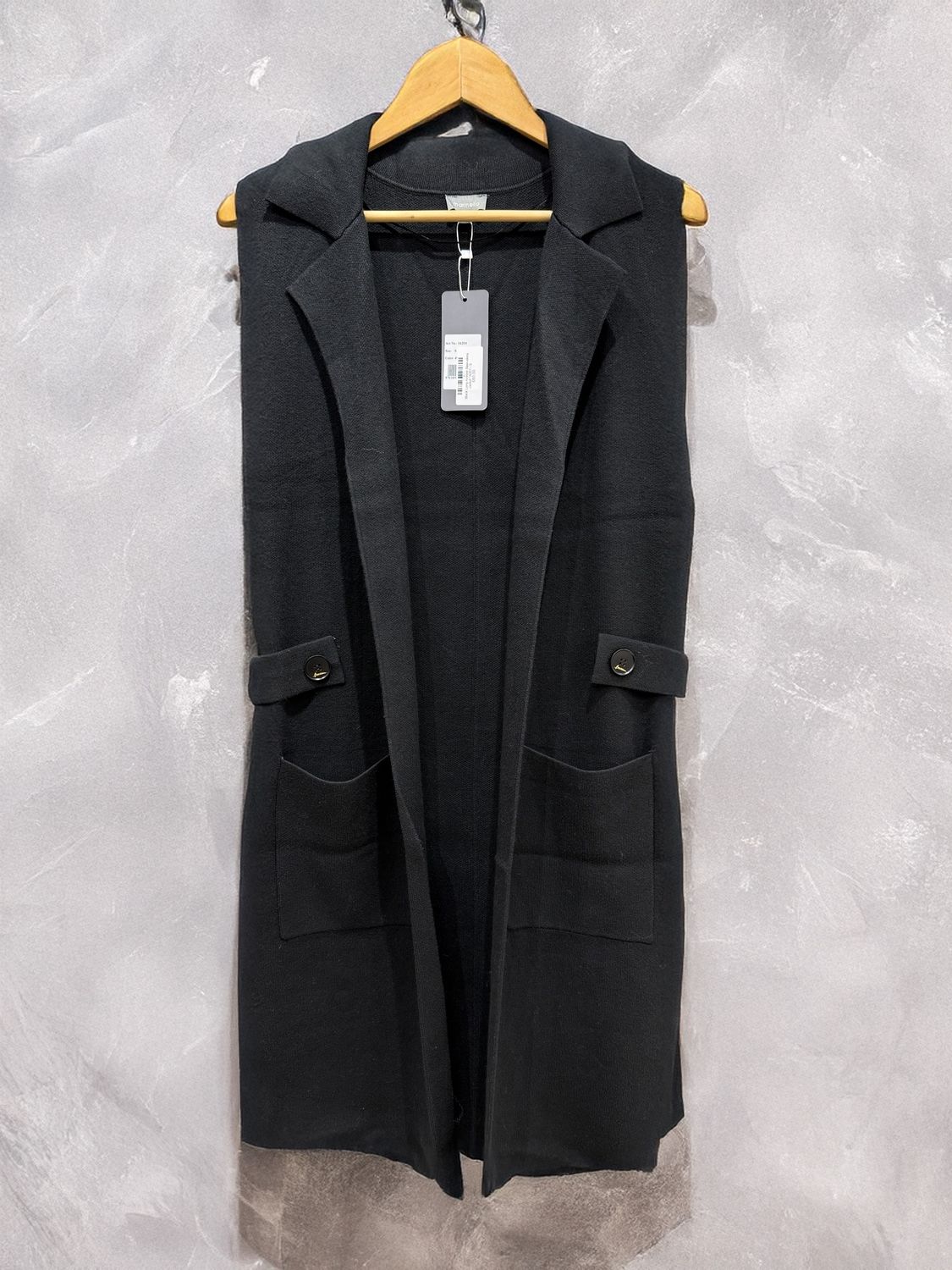 Navy Roll Neck 3/4 Sleeve Sweatshirt 14213