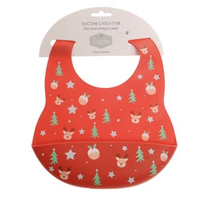 Catch It Silicone Bib Christmas