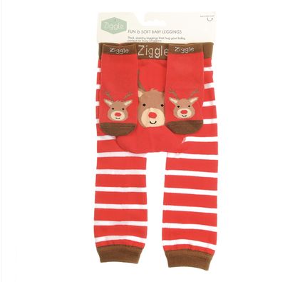 Reindeer Leggings and Socks Set