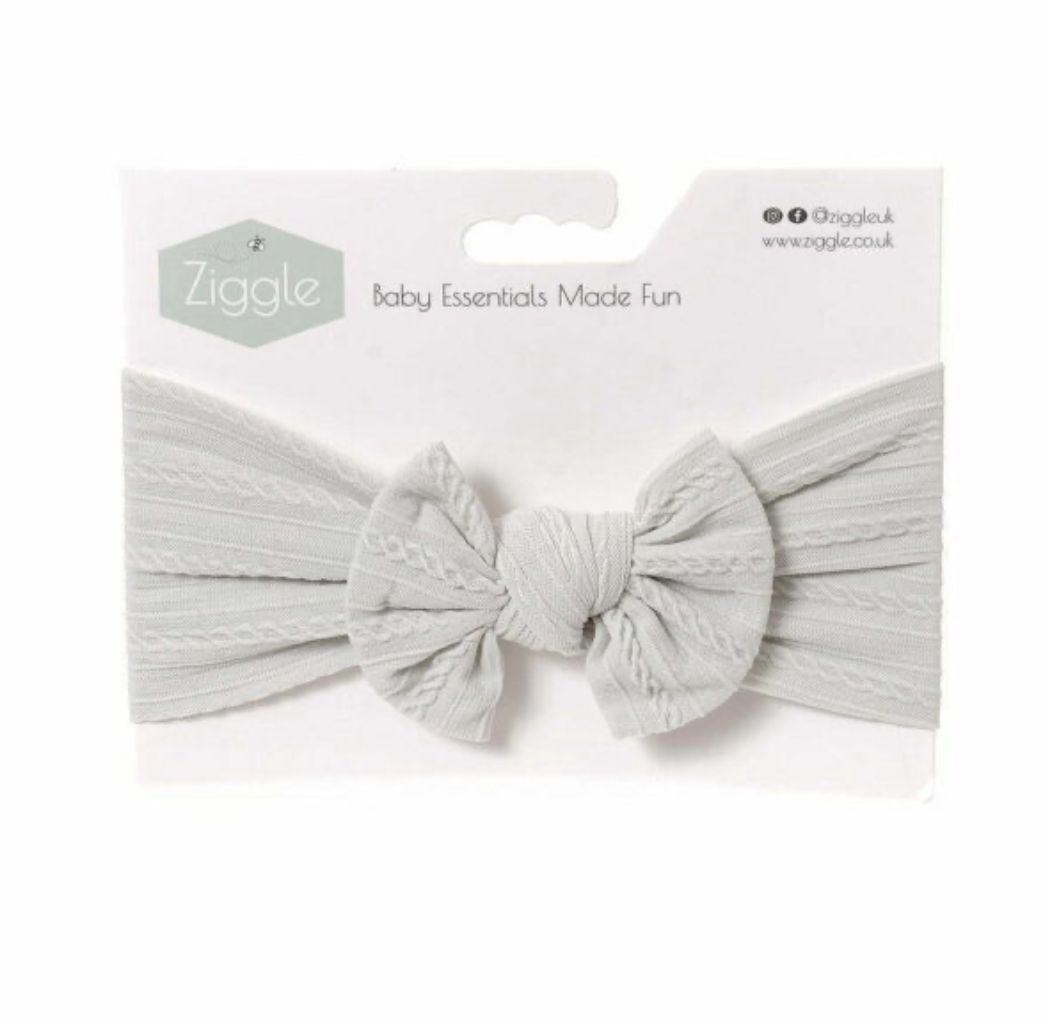 Sage Top Bow Turban Headband BOW0023