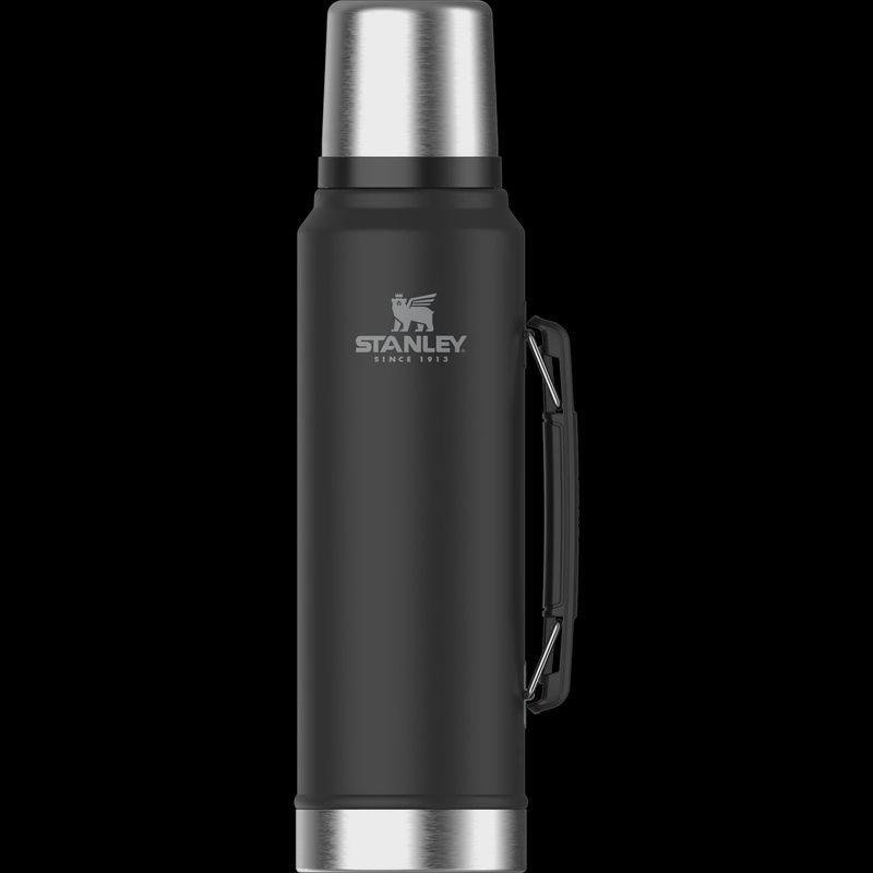 Classic Legendary Bottle 1L - Matte Black Pebble