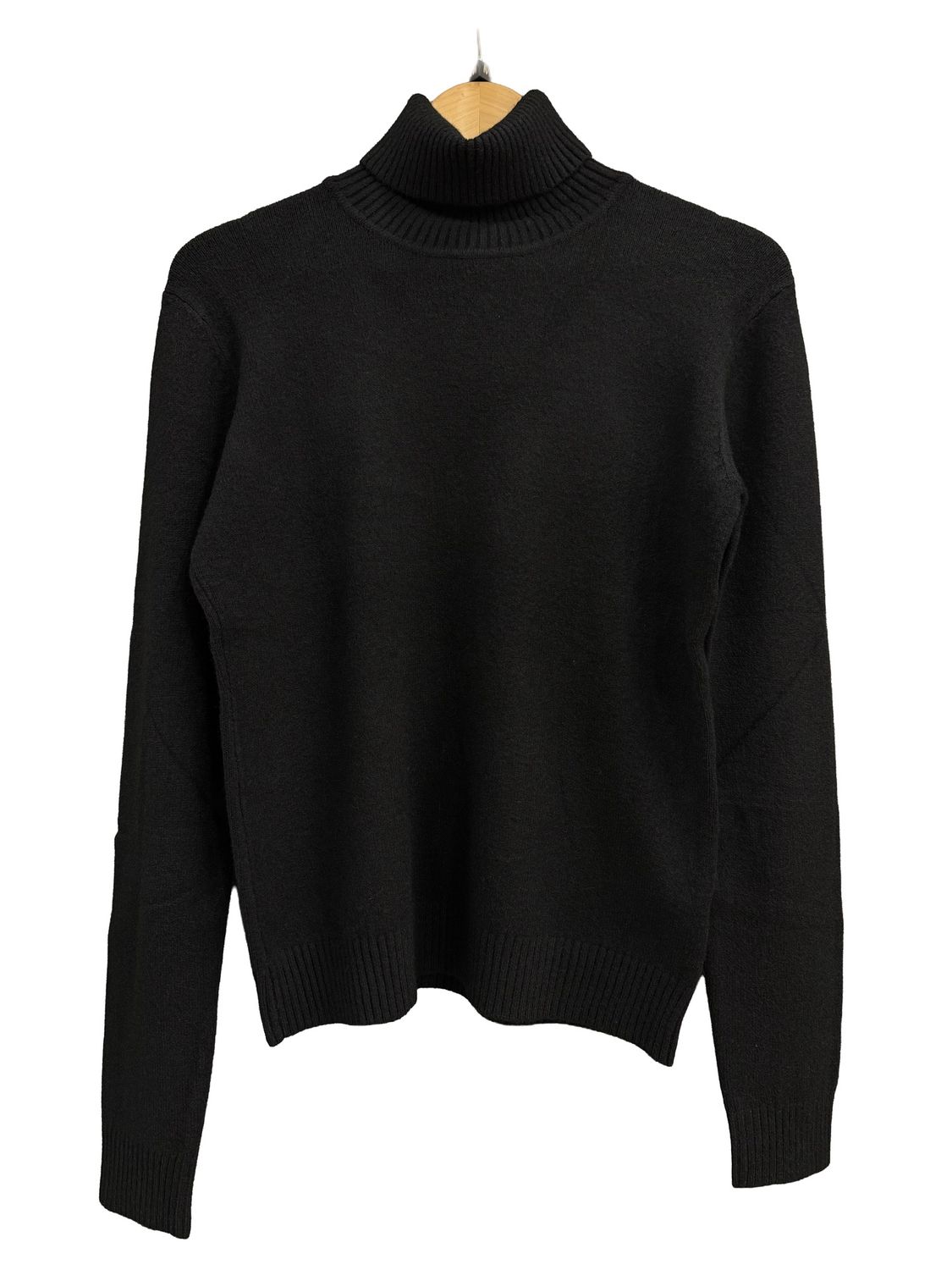 Black Roll Neck Jumper 16242