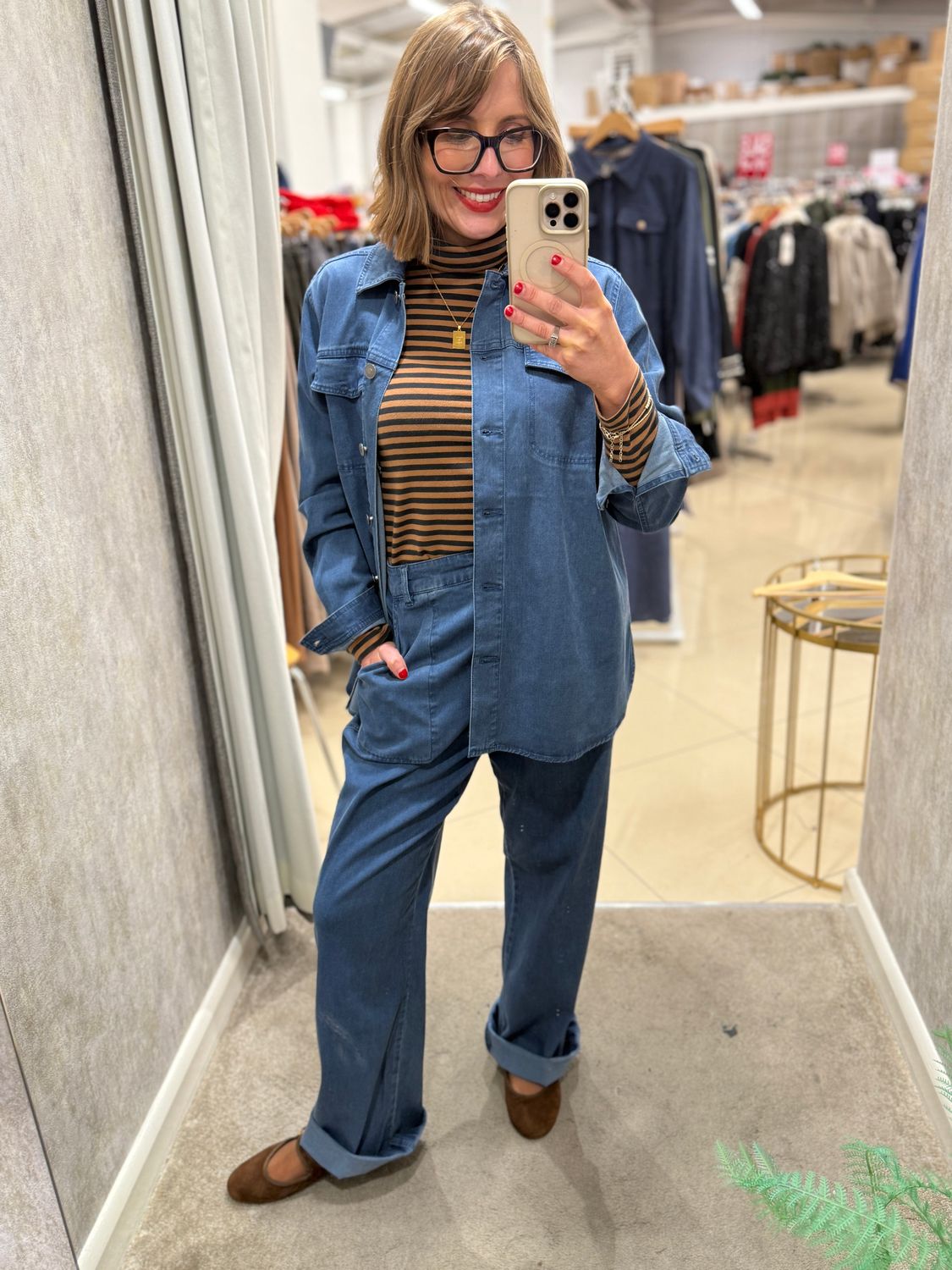 Signature Trousers 219221 Dark Blue Denim