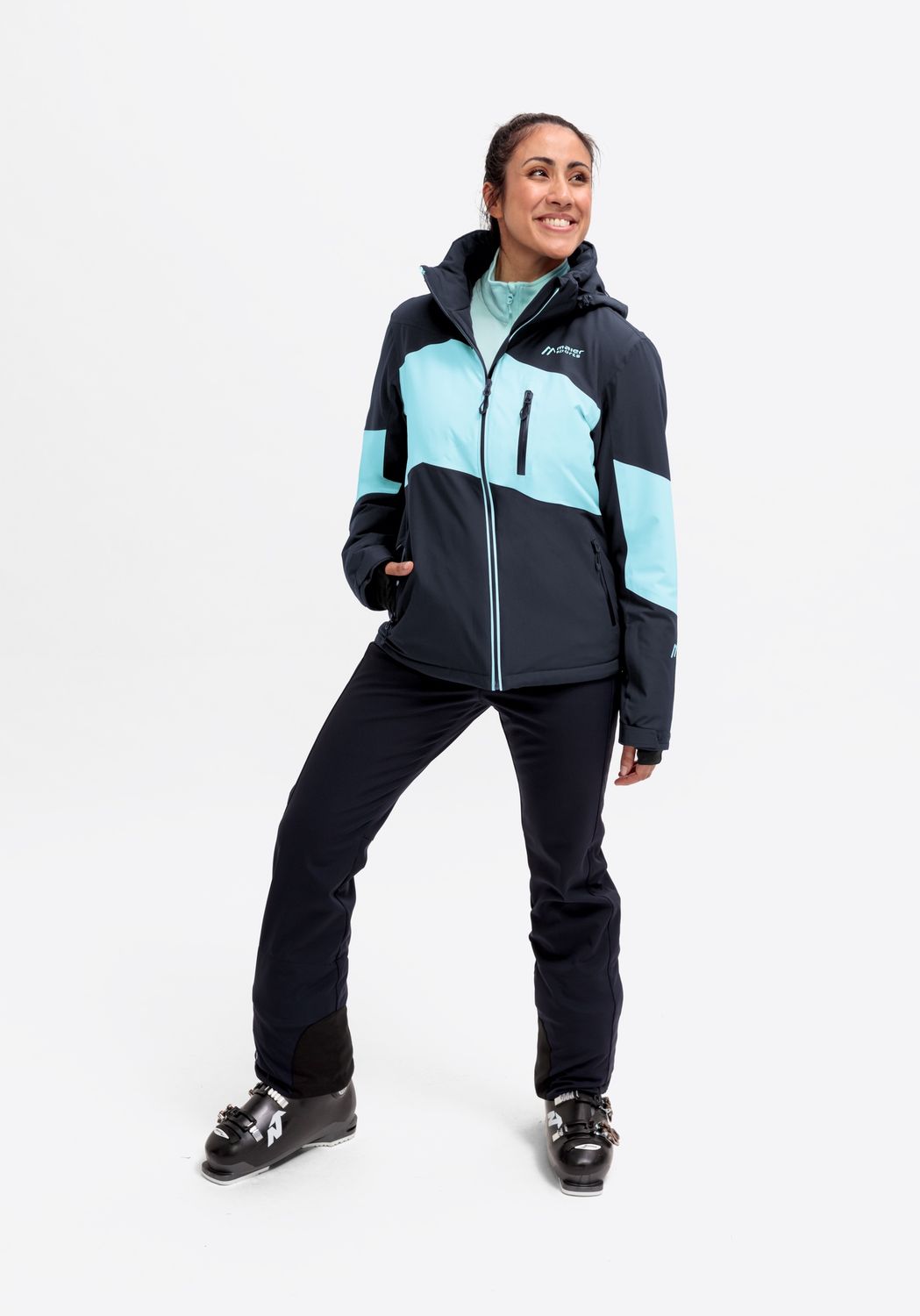 Amiata W Ski Jacket - Night Sky/Iced Blue