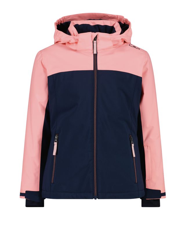 Girl&#39;s Ski Jacket 39W2085 Blue Ink-Lotus