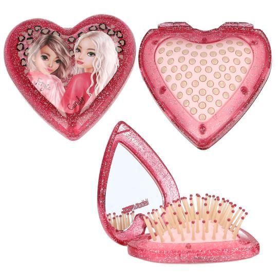 TOPModel Folding Hairbrush Heart LEOHEART
