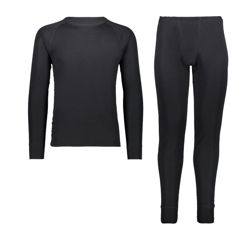 Men&#39;s Base Layer Set 3Y87800 - Black