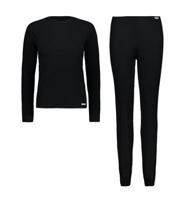 Women's Base Layer Set 3Y86800 - Black Women's Base Layer Set 3Y86800 - Black