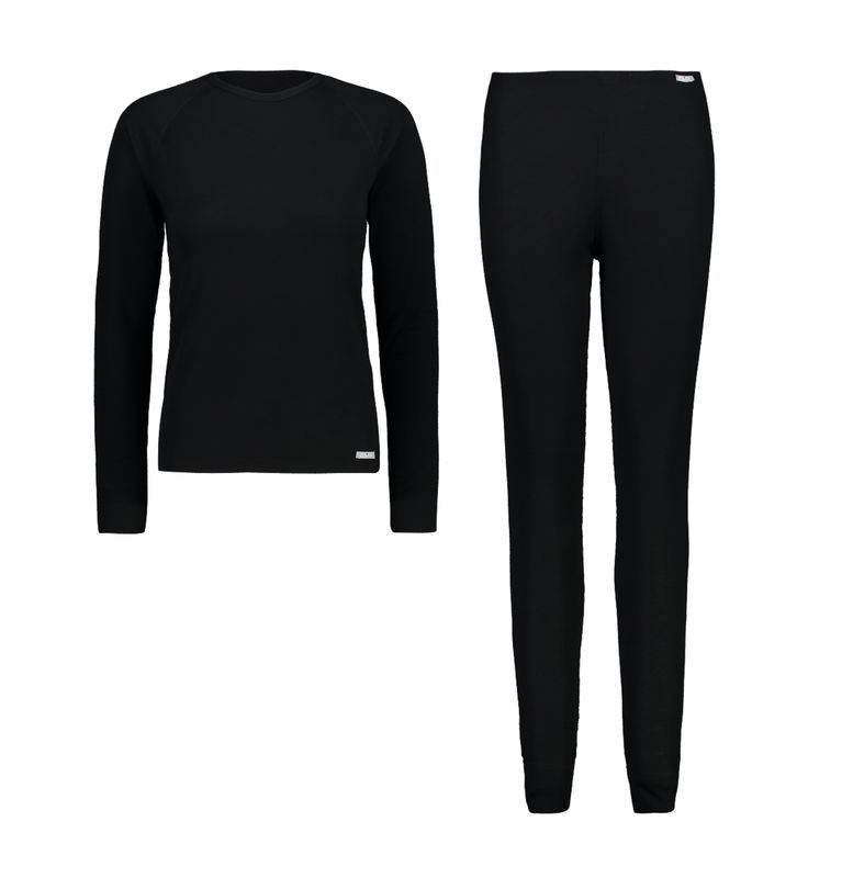 Women&#39;s Base Layer Set 3Y86800 - Black