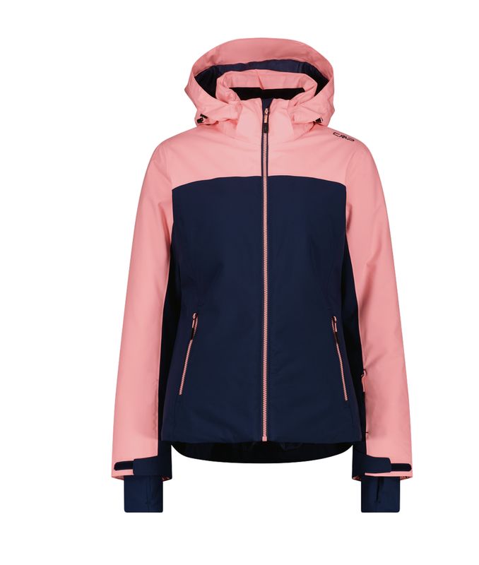 Women&#39;s Twill Ski Jacket 35W0226 - Blue Ink/Lotus