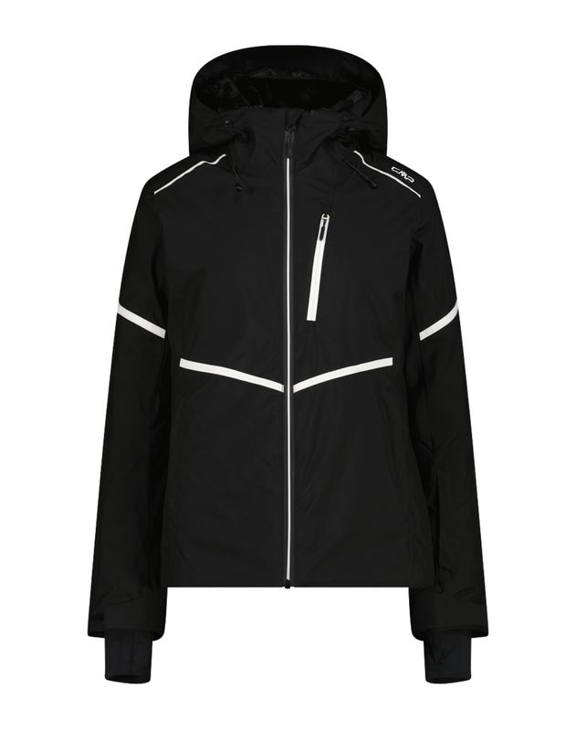 Women&#39;s Twill Ski Jacket 35W0156 - Black