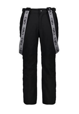 Men's Comfort Fit Ski Salopettes 3W17397CF - Black