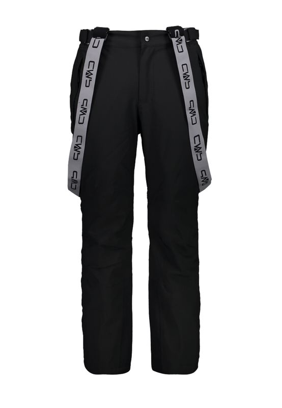 Men&#39;s Comfort Fit Ski Salopettes 3W17397CF - Black