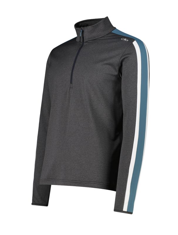 70&#39;s Mélange Softech 1/2 Zip 39L2577 -Black/Blue/Royal