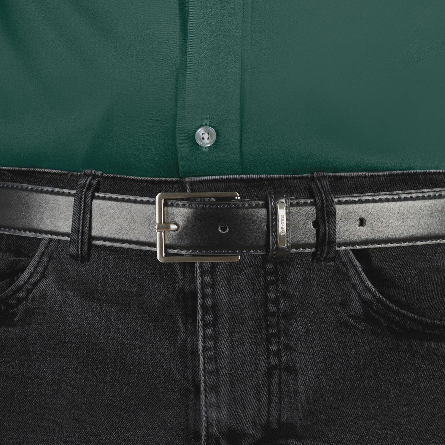 Men's 30mm Lined Classic Leather Belt