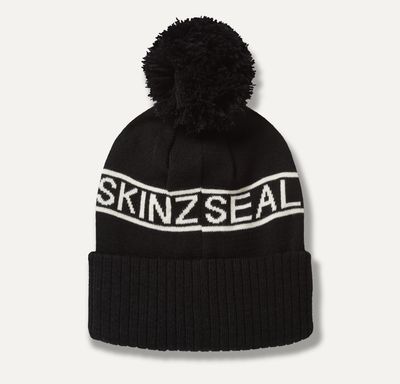 Heacham Black Waterproof Cold Weather Icon Bobble Hat