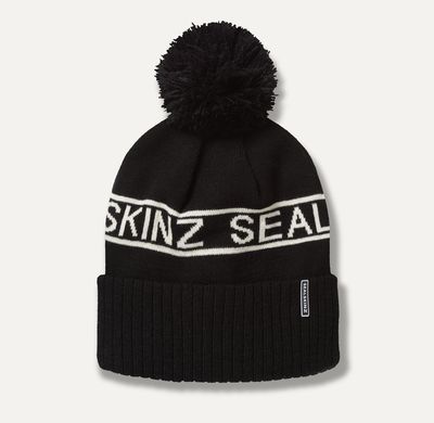 Heacham Black Waterproof Cold Weather Icon Bobble Hat