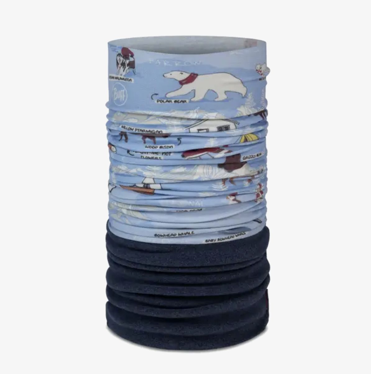 Polar Neckwear Youth Imus Washed Blue 136818