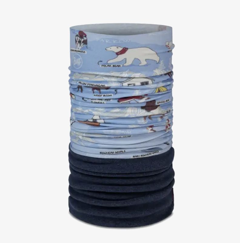 Polar Neckwear Youth Imus Washed Blue 136818