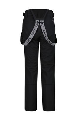 Women's Softshell Ski Salopettes 34W4326 - Black