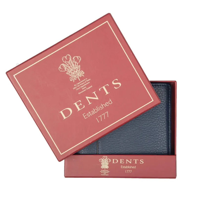 Cherwell Slim Bifold Wallet - Navy/Cognac