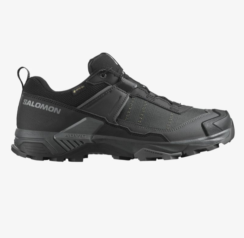 X ULTRA 5 WIDE GORE-TEX Men's Hiking Shoes - Black/Asphalt/Castlerock